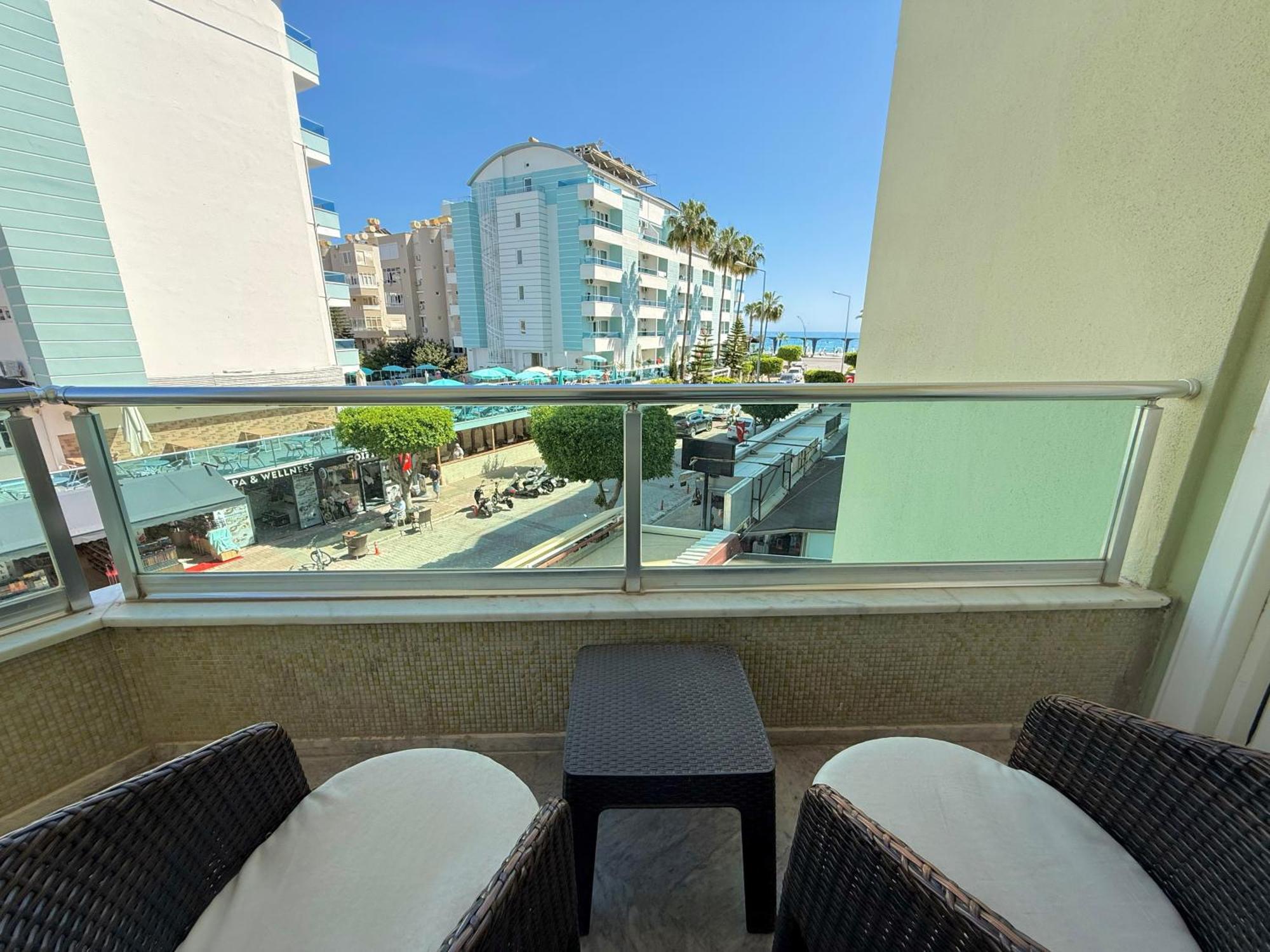 Sa Apartments! Beachfront Apartment With Sea View & Pool Alanya Exterior foto