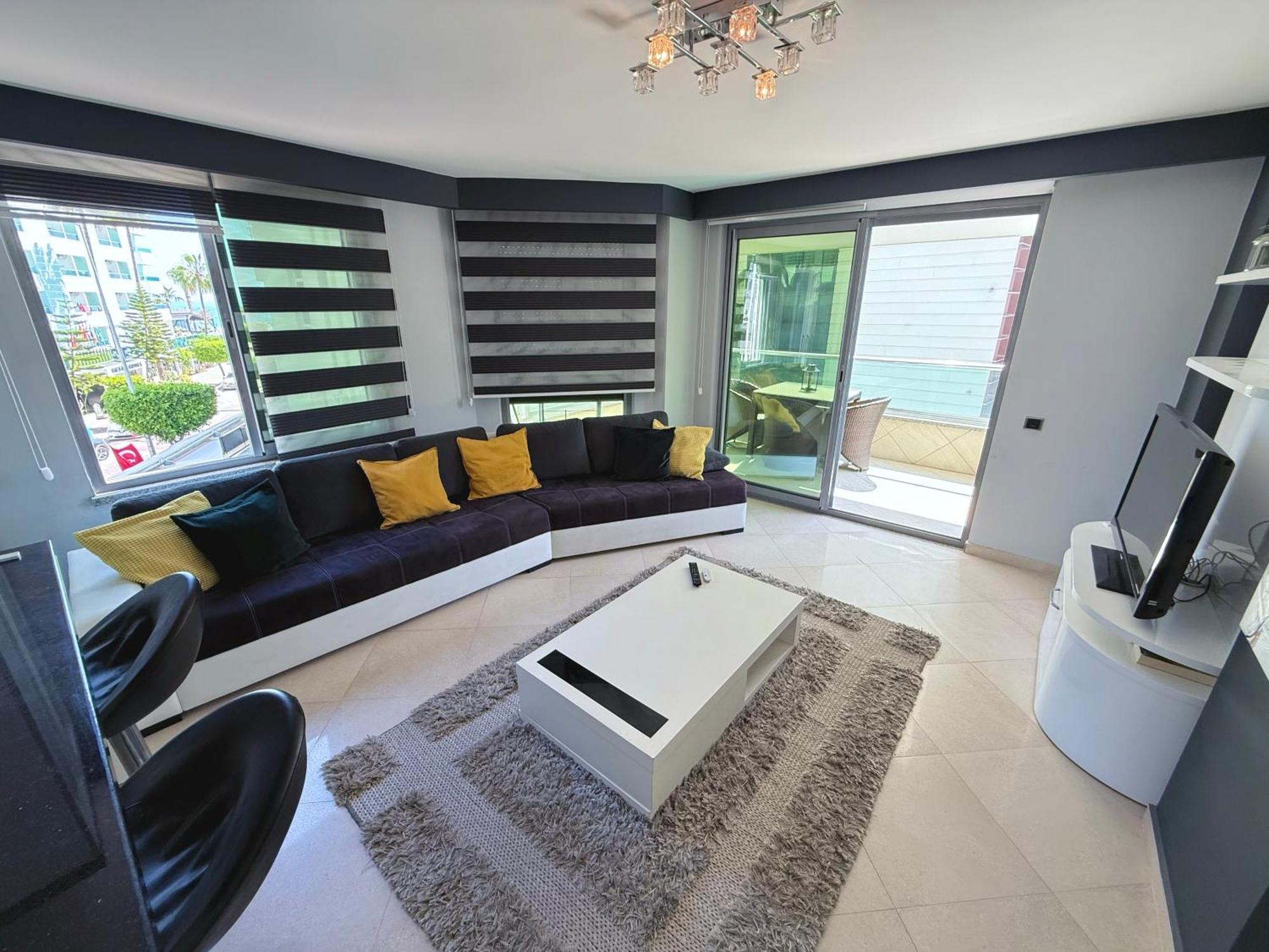 Sa Apartments! Beachfront Apartment With Sea View & Pool Alanya Quarto foto