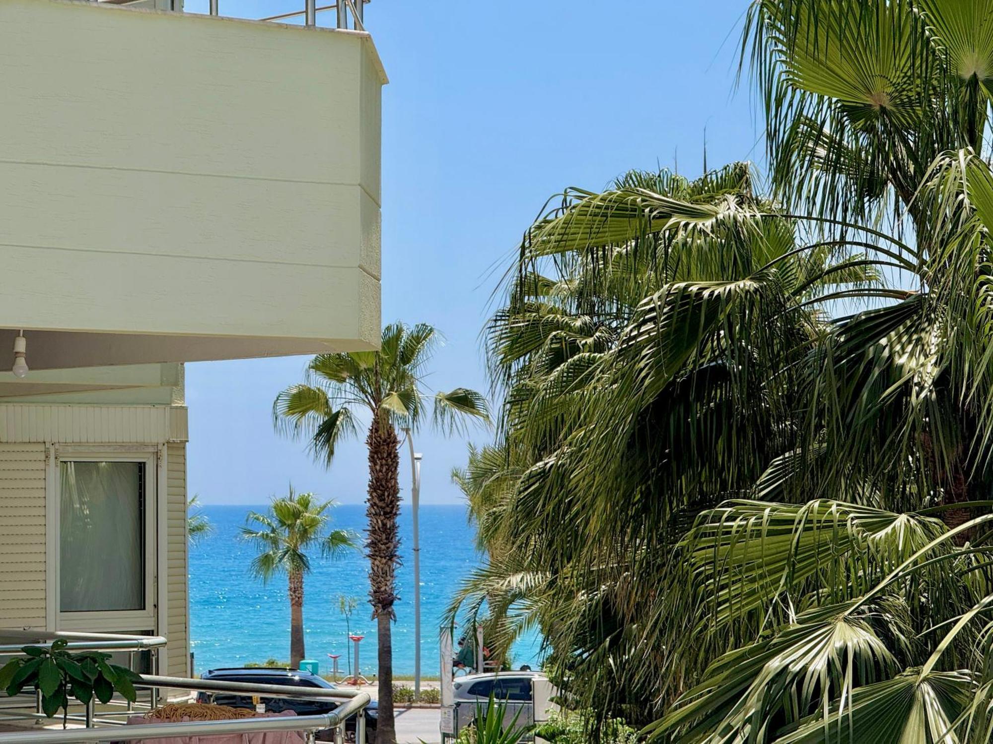 Sa Apartments! Beachfront Apartment With Sea View & Pool Alanya Exterior foto